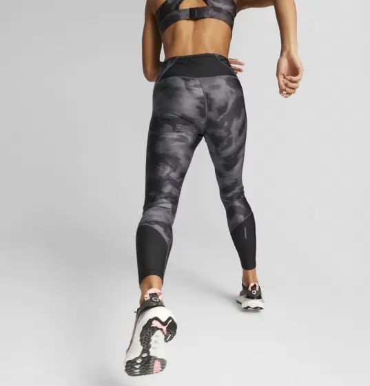 Лосины ULTRAFORM High-Waist Printed Women&#39;s Running Tights puma 524152 01 фото 2 — интернет-магазин Tapok