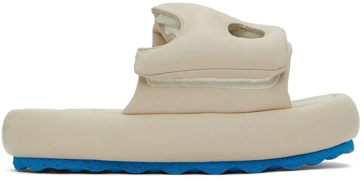 Сандалии OFF-WHITE METEOR PADDED SLIDER SAND фото 1 — интернет-магазин Tapok
