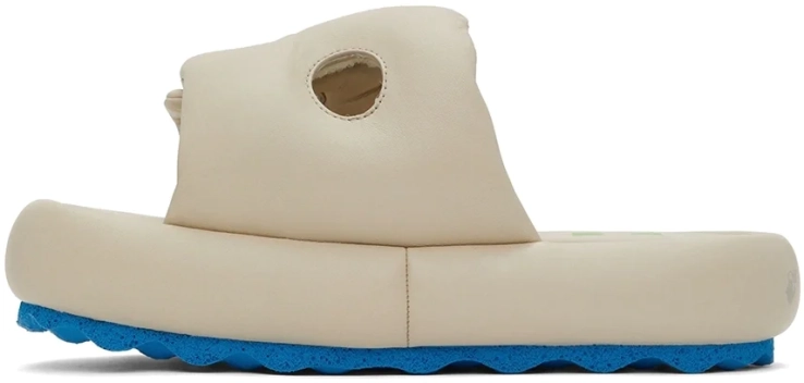 Сандалии OFF-WHITE METEOR PADDED SLIDER SAND фото 3 — интернет-магазин Tapok