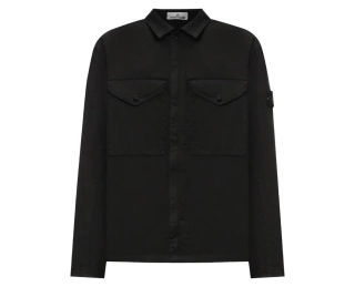Світшот Stone Island Stretch Overshirt black 811510210 V0029