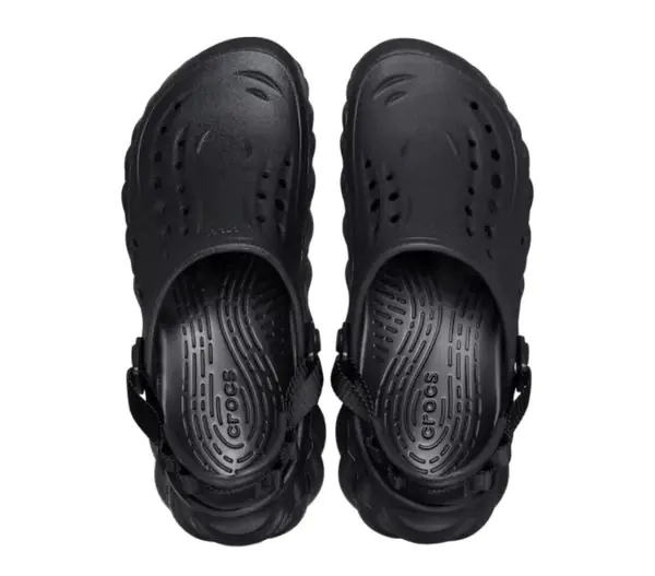 Тапочки CROCS Echo Clog Shoes Black 207937-001 фото 3 — интернет-магазин Tapok