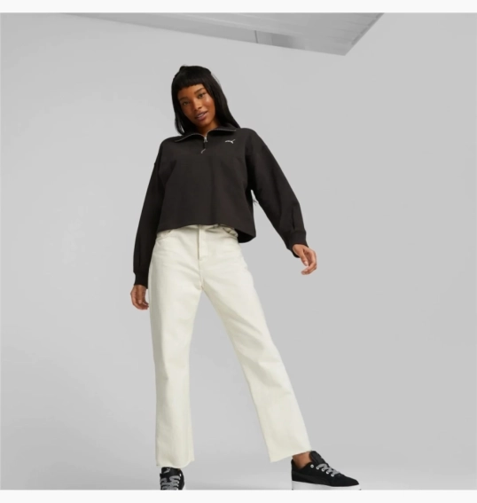 Толстовка Puma HER Women’s High-Neck Half-Zip Sweatshirt 676005 01 фото 3 — інтернет-магазин Tapok