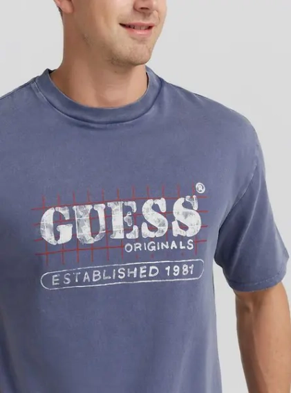 Футболка Guess GO DRAWN GRID TEE Men&#39;s T-Shirt M3YI47K9XF1 фото 3 — интернет-магазин Tapok