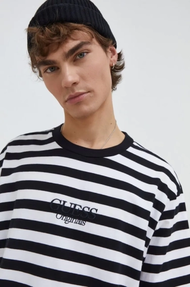 Футболка Guess Originals Men&#39;s T-Shirt navy white M4RI44K9XF1 фото 8 — интернет-магазин Tapok