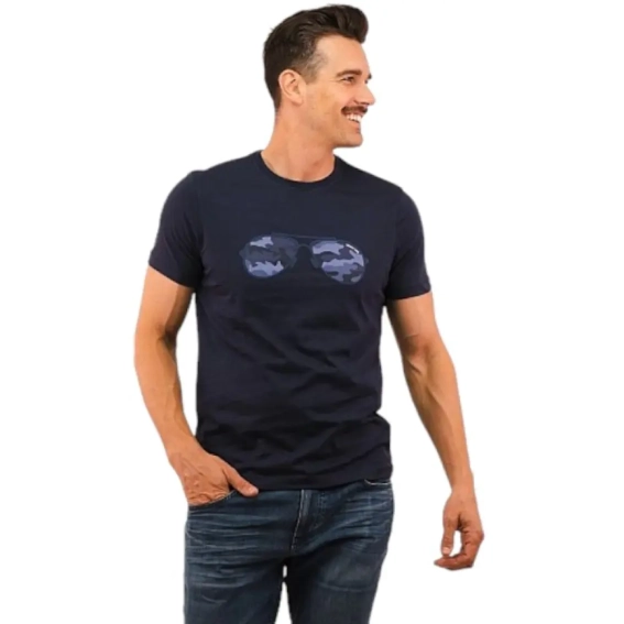 Футболка Michael Kors Camo Aviator Short Sleeve Tee CS351IEFV4 фото 1 — интернет-магазин Tapok