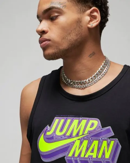 Футболка Nike Air Jordan Jumpman Graphic Tank Top Black DM1450-010 фото 3 — интернет-магазин Tapok