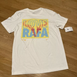 Футболка Nike Cotton Short Sleeve LOVE RAFA Tennis Tee Shirt FN5318-100