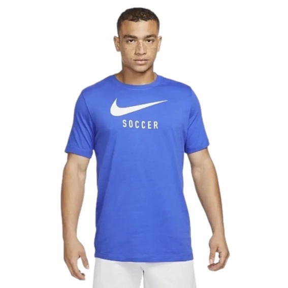 Футболка Nike Mens Soccer T-Shirt Blue DH3890-481 фото 1 — интернет-магазин Tapok