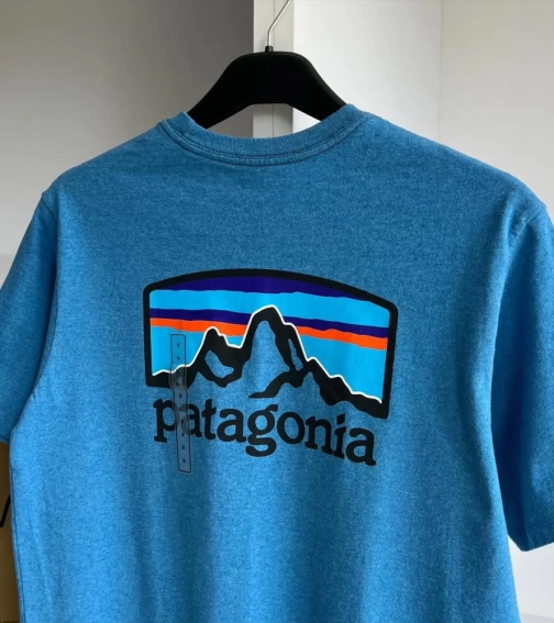 Футболка Patagonia Men&#39;s Line Logo Ridge Pocket Responsibili-Tee 38511 APBL фото 1 — интернет-магазин Tapok