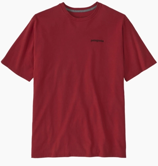 Футболка Patagonia P-6 Logo Responsibili-Tee T-Shirt Red 38504TGRD фото 1 — інтернет-магазин Tapok