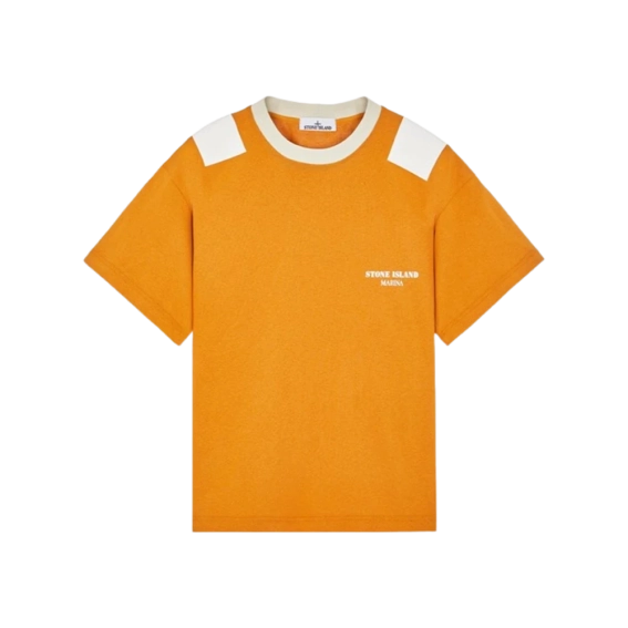 Футболка Stone Island Marina Printed Orange Tee 7915223X3 V0013 фото 1 — інтернет-магазин Tapok