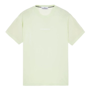 Футболка T-SHIRT STONE ISLAND JAUNE LOGO CARRE 78152NS81 V0052