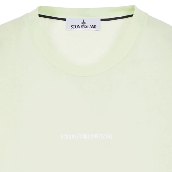 Футболка T-SHIRT STONE ISLAND JAUNE LOGO CARRE 78152NS81 V0052 фото 2 — интернет-магазин Tapok