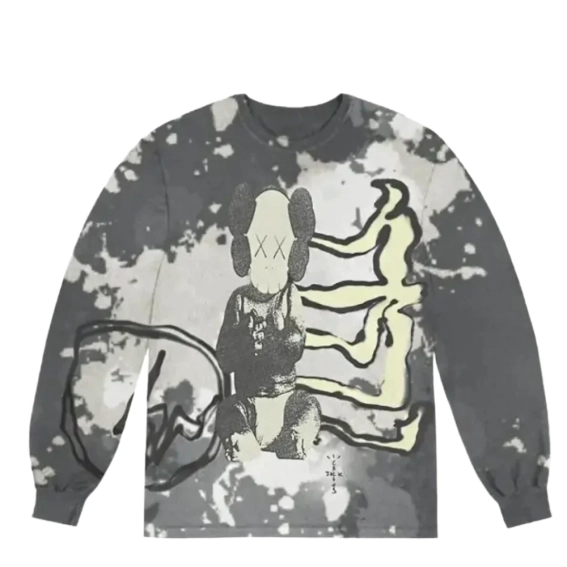 Футболка TRAVIS SCOTT CACTUS JACK+KAWS FOR FRAG фото 1 — інтернет-магазин Tapok