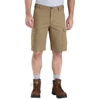 Шорты Carhartt Men&#39;s Rugged Flex Relaxed Fit Canvas Cargo Work Short grey BS5841-M