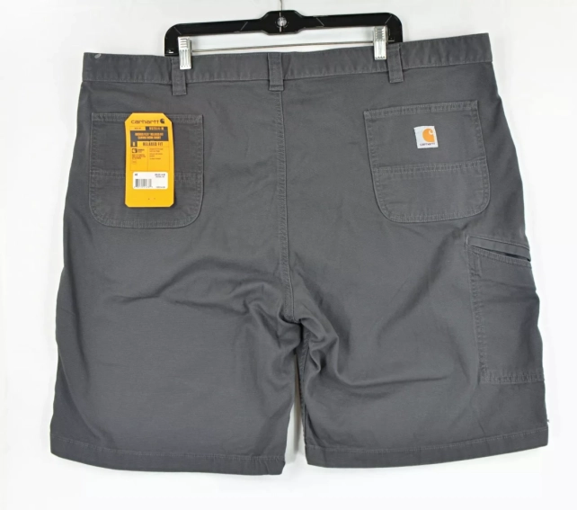 Шорты Carhartt Men&#39;s Rugged Flex Relaxed Fit Canvas Work Shorts BS2514-M фото 2 — интернет-магазин Tapok