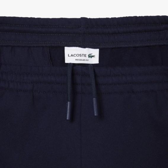 Шорты Lacoste Organic Brushed Cotton Fleece Shorts Blue GH9627 51 166 фото 3 — интернет-магазин Tapok