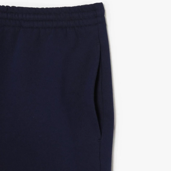Шорты Lacoste Organic Brushed Cotton Fleece Shorts Blue GH9627 51 166 фото 4 — интернет-магазин Tapok