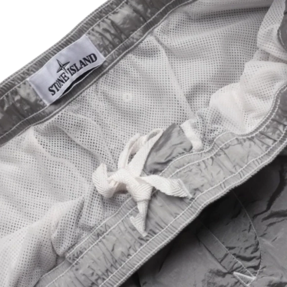 Шорты Stone Island shorts nylon grey 7615B0142 V0080 фото 4 — интернет-магазин Tapok