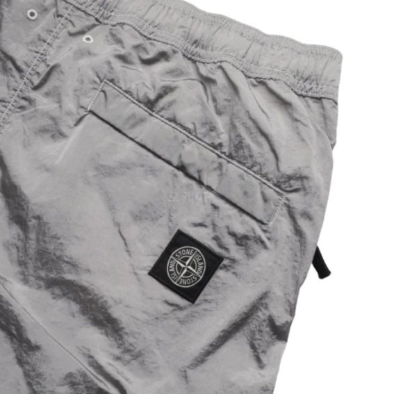 Шорты Stone Island shorts nylon grey 7615B0142 V0080 фото 5 — интернет-магазин Tapok