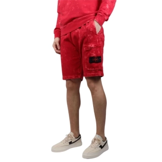 Шорты Stone Island shorts red 7615653 38 V0087