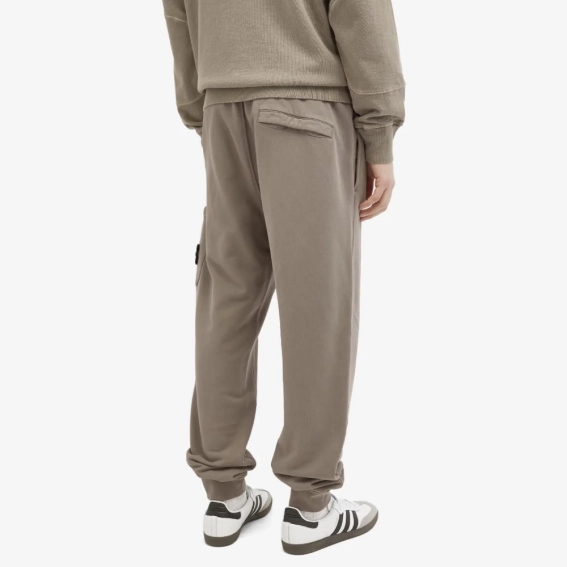 Брюки STONE ISLAND - Compass Patch Cotton Track Pants Dove Grey 801564451 V0092 фото 3 — интернет-магазин Tapok