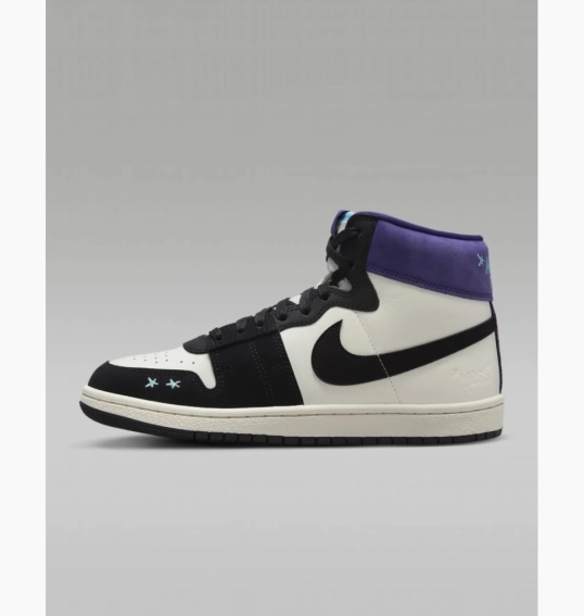 Кросівки Jordan x Opium Paris Air Ship PE SP 'Black Court Purple' FQ8281-100 фото 4 — інтернет-магазин Tapok