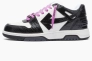 Кросівки Off-White Out Of Office Croco Print Sneaker 'Black White Purple' OMIA189F22LEA0040110 Фото 1