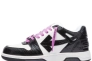 Кросівки Off-White Out Of Office Croco Print Sneaker 'Black White Purple' OMIA189F22LEA0040110 Фото 3