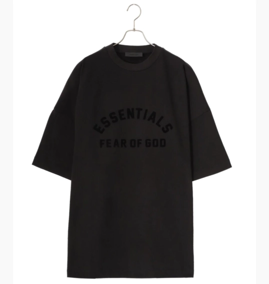 Футболка Fear of God ESSENTIALS Black Crewneck T-Shirt 125SP242004F фото 2 — інтернет-магазин Tapok
