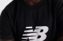 Футболка чоловіча New Balance Sport Jersey Logo Black MT43906BK Фото 8