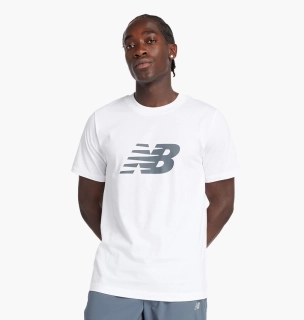 Футболка чоловіча New Balance Sport Jersey Logo White MT43906WT