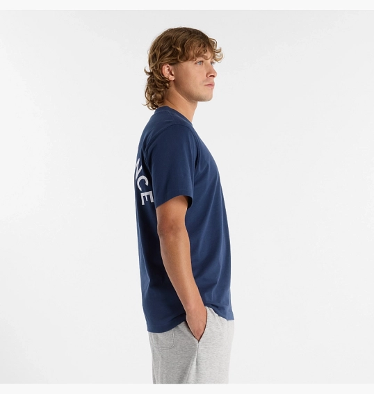 Мужская футболка New Balance Sport Arch Graphic Blue MT51985NNY фото 2 — интернет-магазин Tapok