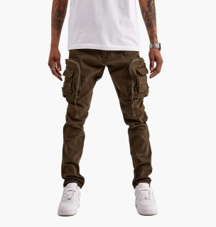 Штани чоловічі Smoke Rise Twill Slim Tapered Cargo Pants Olive JP-21739-OLI