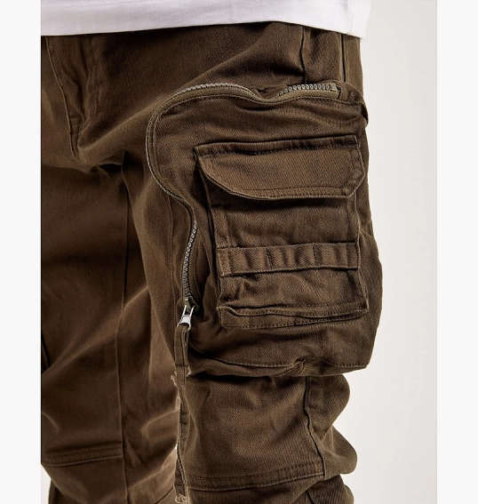 Брюки Smoke Rise Twill Slim Tapered Cargo Pants Olive KR-21739-OLI фото 5 — интернет-магазин Tapok