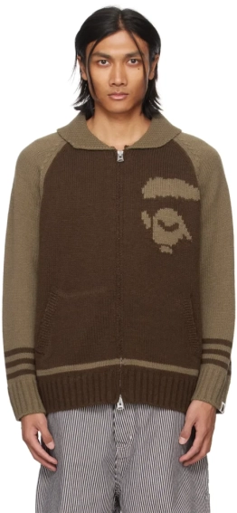 Кардиган BAPE Cowichan Cardigan 001KNJ801001M фото 1 — інтернет-магазин Tapok