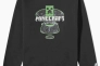 Кофта AAPE By A Bathing Ape x Minecraft logo sweatshirt in black AAP SE M9564XX Фото 1