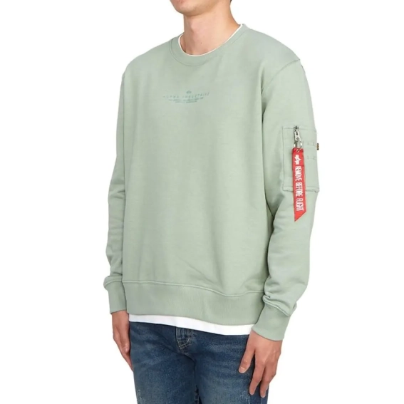 Кофта Alpha Industries Double Layer Sweater 136302/680 фото 5 — интернет-магазин Tapok