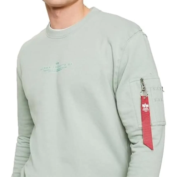 Кофта Alpha Industries Double Layer Sweater 136302/680 фото 7 — интернет-магазин Tapok