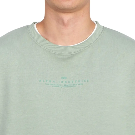 Кофта Alpha Industries Double Layer Sweater 136302/680 фото 4 — интернет-магазин Tapok