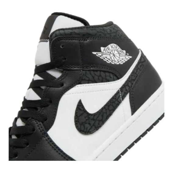 Кросівки чоловічі Air Jordan 1 Mid Se Panda Elephant FB9911-001 фото 6 — інтернет-магазин Tapok