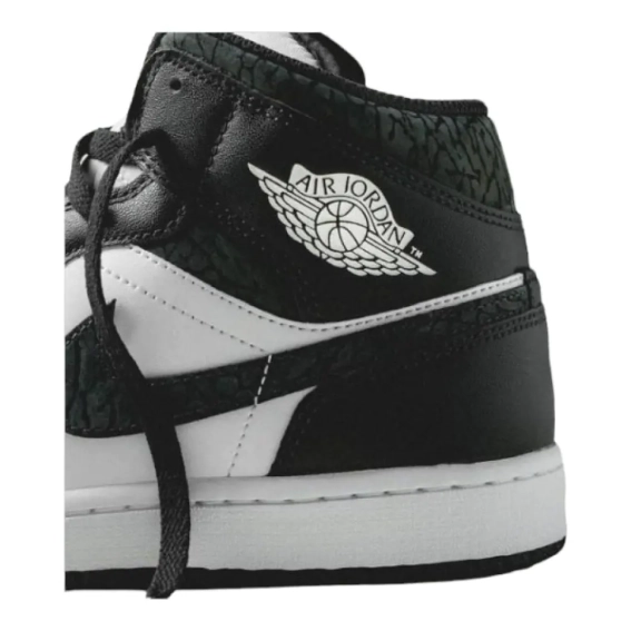 Кросівки чоловічі Air Jordan 1 Mid Se Panda Elephant FB9911-001 фото 10 — інтернет-магазин Tapok