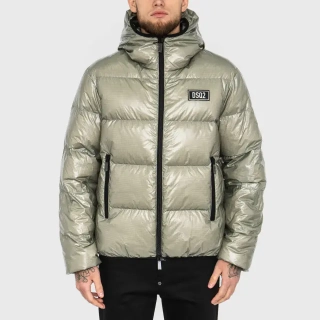 Куртка DSQUARED2 puffer bomber хаки S74AM1322 S54056 khaki