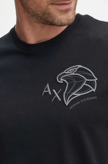 Футболка Armani Exchange T-shirt black 3DZTHH ZJ9TZ фото 2 — интернет-магазин Tapok