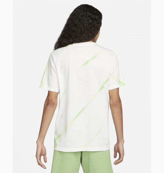 Футболка Nike Tye Dye Shirt GREEN/WHITE DQ1076-100 фото 3 — интернет-магазин Tapok