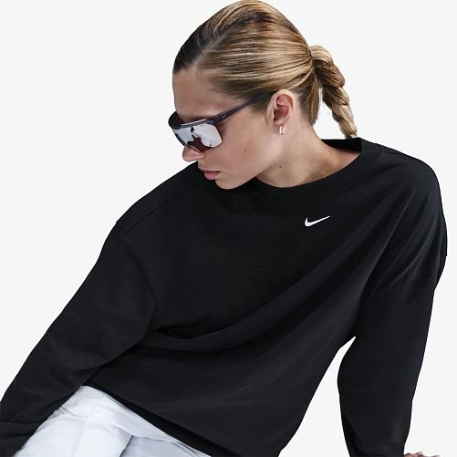 Жіноча кофта NIKE W NSW ESSNTL OS LS TEE HF5320-010 фото 3 — інтернет-магазин Tapok