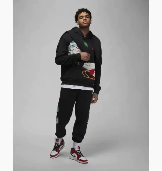Костюм спортивний Air Jordan Flight Artist Fleece Tracksuit DV1601-010__DV1593-010 фото 1 — інтернет-магазин Tapok
