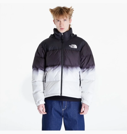 Куртка The North Face 96 Nuptse Dip Dye Jacket Black NF0A84QWMTT фото 2 — интернет-магазин Tapok