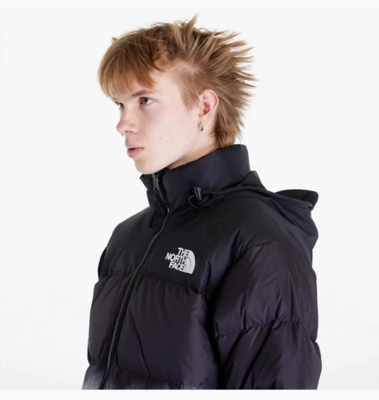 Куртка The North Face 96 Nuptse Dip Dye Jacket Black NF0A84QWMTT фото 3 — интернет-магазин Tapok