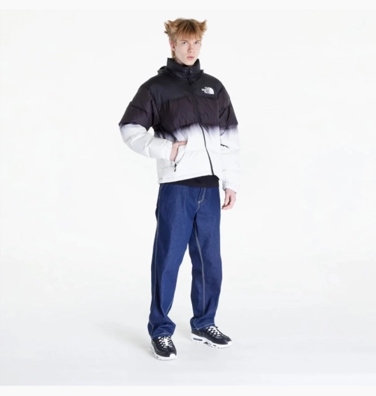Куртка The North Face 96 Nuptse Dip Dye Jacket Black NF0A84QWMTT фото 7 — интернет-магазин Tapok